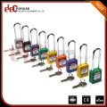 Elecpopular Zhjiang Wenzhou Long Metal Shackle Safe Lock OEM Keyed Alike Padlock